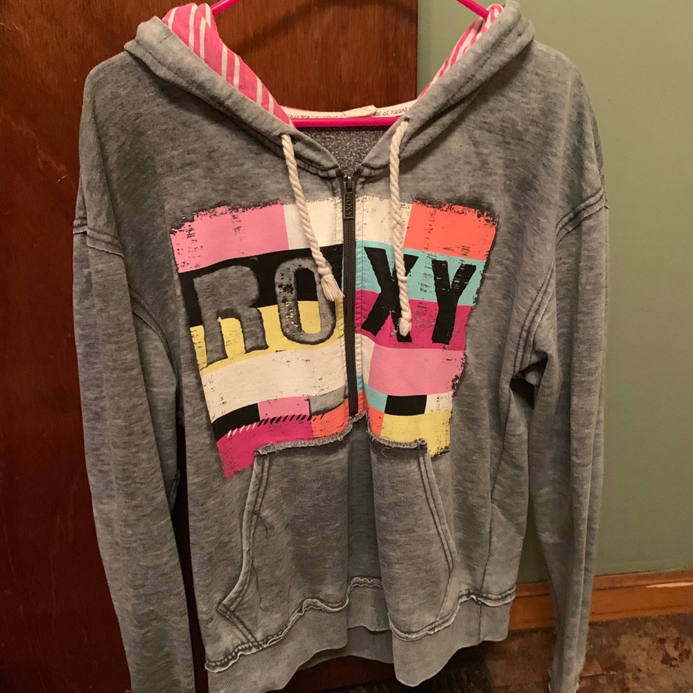 Distressed Roxy Sweatshirt
